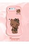 iPhone 7 Plus Compatible Case Camera Protector Pink Silicone Couple Phone Case Kitty Pattern - 2