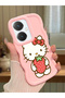 Vivo Y27 Compatible Case Camera Protector Pink Silicone Couple Phone Case Kitty Pattern
