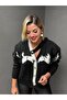 Women's Wool Special Design Degaje Cardigan with Degajeli