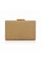 Gold Yellow Shiny Stone Covered Promise Engagement Wedding Women Evening Dress Bag Clutch
