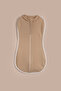 100% Cotton Breathable Baby Swaddle Sleeping Bag with Zipper 0-3 Months