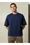 Men Boxy Crew Neck Short Sleeves T-shirt