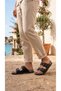 Men's Orthopedic Comfortable Slippers Double Monta Flexible and Stitched Daily Slippers - 5