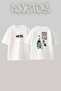 Eminem Slimshady_4 Design Printed Unisex Oversize White Tshirt