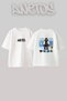 Billie Eilish_33 Design Printed Unisex Oversize White Tshirt