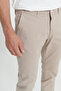 Men's Stone Slim Fit Slim-Fit Cotton Stretch Chino Trousers - 5