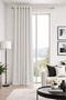 Alaska Ecru Custom Size Background Curtain 220X250 Without Pleats