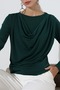 Women's Sandy Degaje Collar Long Sleeve Blouse - 7