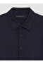 Southblue Navy Blue Premium Collar 100% Linen Men's Shirt - 8