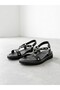 884032 Genuine Leather Trok Detail 5cm Padded Sole Sandals Shoes for Women - 5