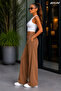 Women's Scuba Oversize Palazzo Pants Lycra High Waist - 5