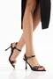 Women's Daily Wear Evening Dress Single-Strap Sandals with Comfortable and Stylish Ball-Shaped Heels Size 9cm - 2
