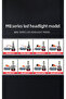 M10 Pro LED Headlight Bulbs 150000LM, 6500K Super White, IP68 Waterproof, Plug & Play Automotive LED Conversion Kit, High Brightness CSP Chips, 1:1 Halogen Beam Pattern, Pack of 2 - 6
