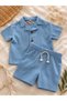 Boys' Summer Shirt and Shorts Set – Lightweight and Soft Fabric - 2