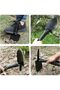 Collapsible Shovel, Heavy Duty Foldable Shovel, Camping Shovel and Pickax, Entrenching Tool for Gardening, Camping, Mud&Snow, Off Road, Portable Car Emergency kit Black - 3