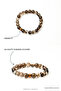 Smoky Quartz Men's Bracelet |   Focus & Negative Energy Cleansing |   Natural Stone - 2