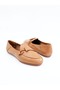 Women's Genuine Leather Ballerinas Tan - 3