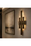 Tt043-3Çubuk-Esk-Kpl (with Daylight Led) Striped Profile 3 Bar Antique Finish Led Sconce - 3