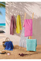 Home 100% Cotton Lara Beach Towel 75X150 cm Fringed Quick-Drying Sea and Pool Towel - 2