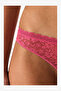 Women Easy Lace Shape Brazilian Fuchsia Briefs - 3