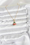 316L Steel Chain Gold Rhine Pine Tree Model Zircon Stone Christmas Themed Women's Necklace - 2