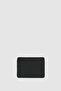 Misson Knitted Leather Women's Card Holder Black - 5