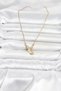 316L Steel Chain Gold Color Butterfly Model Women's Necklace - 2