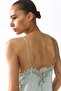 Lace-trimmed jacquard-weave top - 4