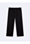 Wide Leg Elastic Waist Black Tracksuit - 4