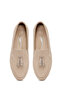 Women's Beige Tasseled Suede Leather Loafer 26Afd334010 - 4