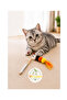40 cm Wooden Handle, Cute Caterpillar Cat Fishing Rod with Bell - 4