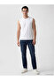 Vizyon New Season White Crew Neck Men's Undershirt - 3