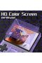 AASHZ Retro Handheld Game Console with 64GB Memory Card, 3.5-inch Screen, Transparent Purple - 2