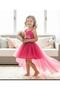 Strappy Front Short Back Long Tutu Dress for Girls - 3