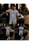 Men's T-Shirt Shorts Set Oversize Cotton - 2