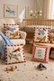 Cute Airplanes Patterned 4-Piece Children's and Baby Pillow Cover Set - 2