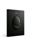 وجه ضغطة سيفون بيضاوي جداري أسود مطفي - بلاك إفن Black even - 2