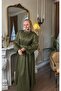 Women's Hijab Plus Size Self-Pleated Loose Dress