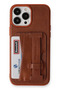 iPhone 13 Pro Compatible Case Leather Luxury Design Cover with Business Card Holder - 2