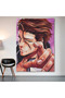 Bleach Anime Portrait Wall Cloth Wall Tapestry First Quality Satin Fabric Poster