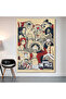 One Piece Character Collage Wall Covering Wall Tapestry First Quality Satin Fabric Poster