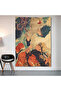 Anime Autumn Landscape Wall Cloth Wall Tapestry First Quality Satin Fabric Poster