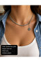 Lumessia Sparkling Double Row Stone Choker Necklace – 316L Stainless Steel