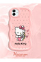 Samsung Galaxy M13 Compatible Case Camera Protector Pink Silicone Couple Phone Case Kitty Pattern - 2