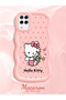 Samsung Galaxy M12 Compatible Case Camera Protector Pink Silicone Couple Phone Case Kitty Pattern - 2