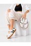 Premium, Stripe Detailed, Velcro Fastened, Daily Ballet Shoes, Lightweight, Flexible Sole Comfort Shoes - 4