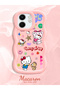 Infinix Smart 9 Compatible Case Camera Protector Pink Silicone Couple Phone Case Kitty Pattern - 2