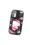 Oppo A54S Compatible Case Camera Protector Black Silicone Couple Phone Case with Kitty Pattern - 3