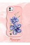 Realme C20 Compatible Case Camera Protector Pink Silicone Couple Phone Case Floral Pattern - 2