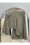 Yağmurnur Gathered Collar Lace-Up Skirt Suit-Ek625 Mint - 7